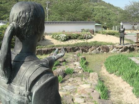 鶴姫と越智安成 今治市